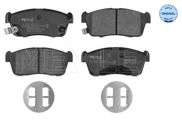 MEYLE 025 235 0715 Brake Pad Set, disc brake