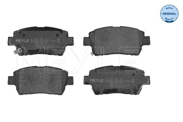 MEYLE 025 235 1017 Brake Pad Set, disc brake