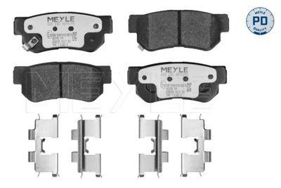 Brake Pad Set, disc brake MEYLE 025 235 4314/PD