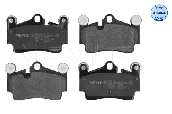 MEYLE 025 236 9417 Brake Pad Set, disc brake