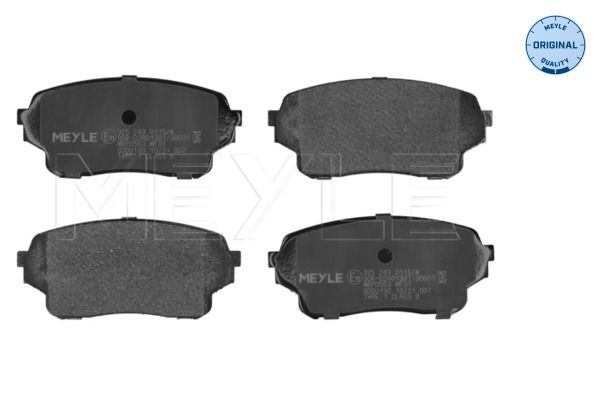 MEYLE 025 243 0115/W Brake Pad Set, disc brake