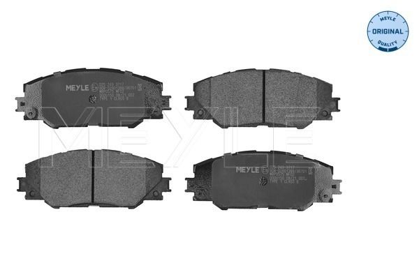 MEYLE 025 243 3717 Brake Pad Set, disc brake