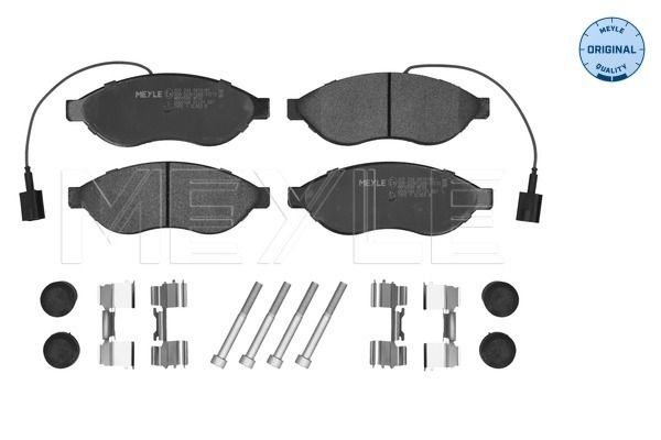 MEYLE 025 244 6819/W1 Brake Pad Set, disc brake