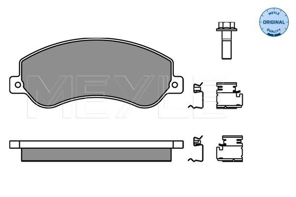 MEYLE 025 244 8419/W Brake Pad Set, disc brake