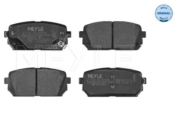 MEYLE 025 244 9116/W Brake Pad Set, disc brake