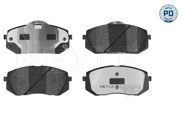 MEYLE 025 245 0116/PD Brake Pad Set, disc brake