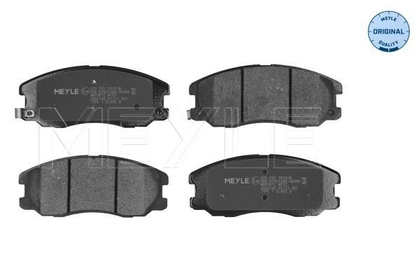 MEYLE 025 245 1016/W Brake Pad Set, disc brake