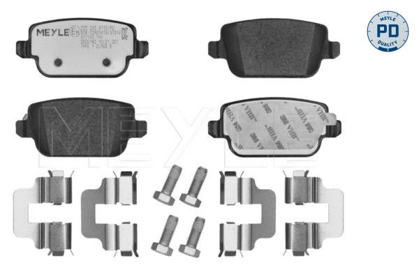 MEYLE 025 245 3715/PD Brake Pad Set, disc brake