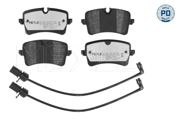 MEYLE 025 246 0617/PD Brake Pad Set, disc brake