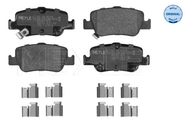 MEYLE 025 246 6415/W Brake Pad Set, disc brake