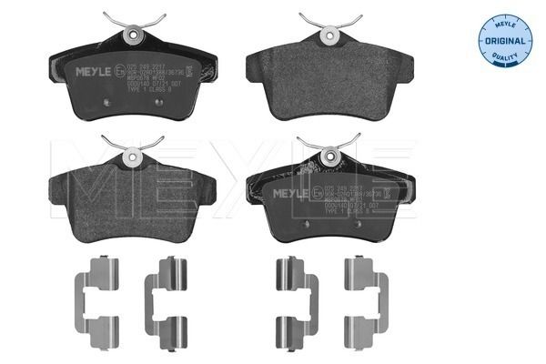 MEYLE 025 249 2217 Brake Pad Set, disc brake