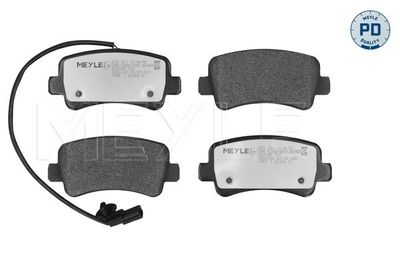 Brake Pad Set, disc brake MEYLE 025 251 1218/PD