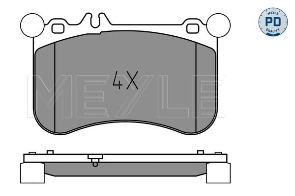 MEYLE 025 252 1917/PD Brake Pad Set, disc brake