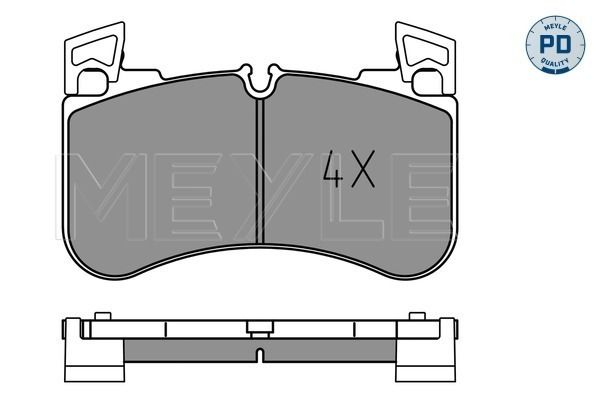 MEYLE 025 205 8117/PD Brake Pad Set, disc brake