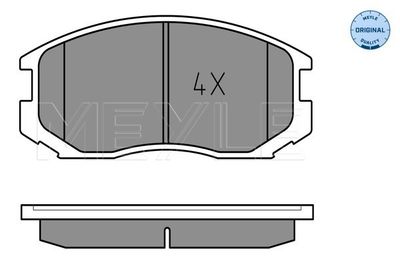 Brake Pad Set, disc brake MEYLE 025 216 5015