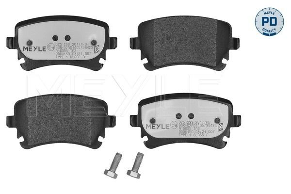 MEYLE 025 233 2617/PD Brake Pad Set, disc brake