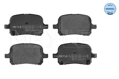 Brake Pad Set, disc brake MEYLE 025 235 1317