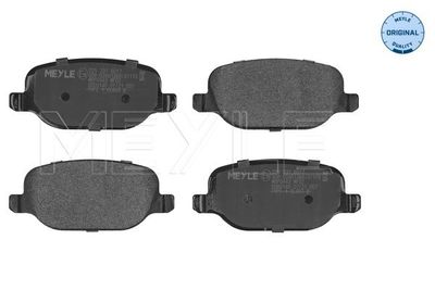 Brake Pad Set, disc brake MEYLE 025 237 6017