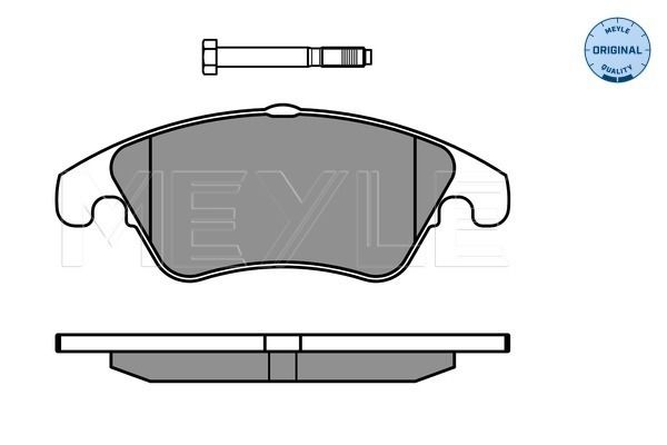MEYLE 025 243 1019 Brake Pad Set, disc brake