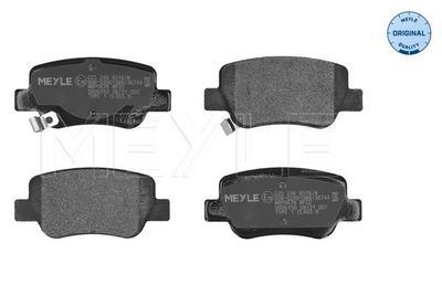 Brake Pad Set, disc brake MEYLE 025 248 8516/W