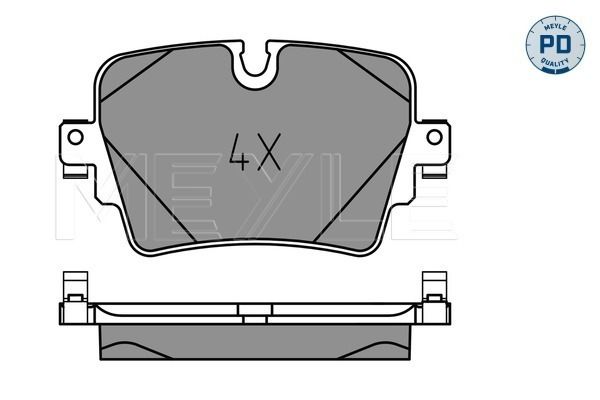 MEYLE 025 257 4217/PD Brake Pad Set, disc brake