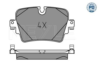 Brake Pad Set, disc brake MEYLE 025 257 4217/PD