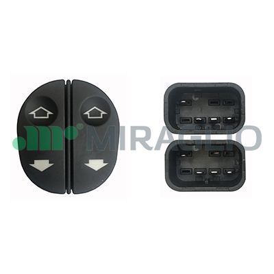 MIRAGLIO 121/FRB76003 Switch, window regulator