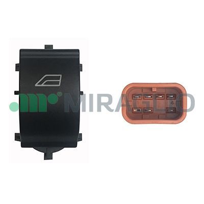 Switch, window regulator MIRAGLIO 121/FRI76002