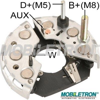 Rectifier, alternator MOBILETRON RB-04H