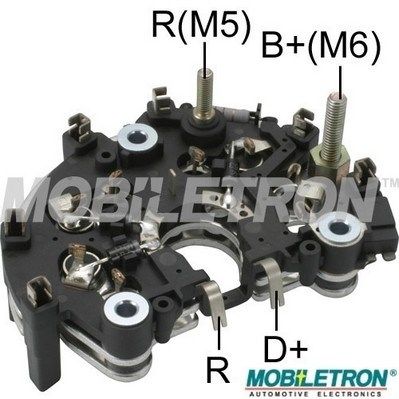 Rectifier, alternator MOBILETRON RB-105H