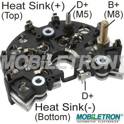 Rectifier, alternator MOBILETRON RB-110H