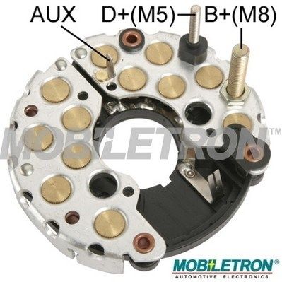 Rectifier, alternator MOBILETRON RB-42H