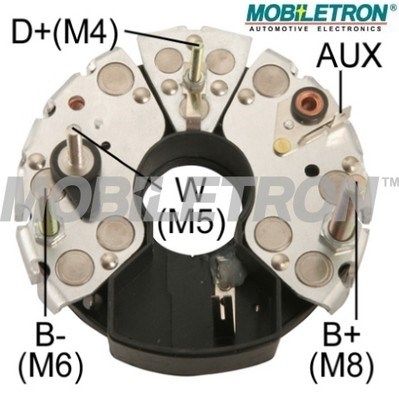 Rectifier, alternator MOBILETRON RB-73H