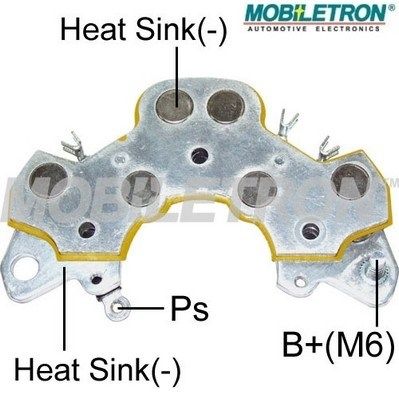 Rectifier, alternator MOBILETRON RH-102