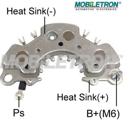 Rectifier, alternator MOBILETRON RH-91