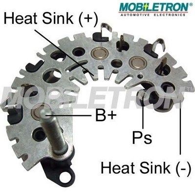 Rectifier, alternator MOBILETRON RI-34