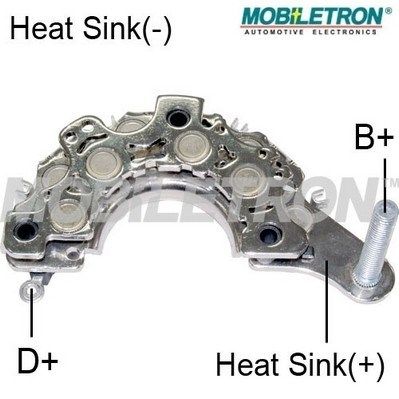 Rectifier, alternator MOBILETRON RK-04