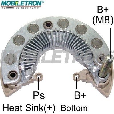 Rectifier, alternator MOBILETRON RM-180HV