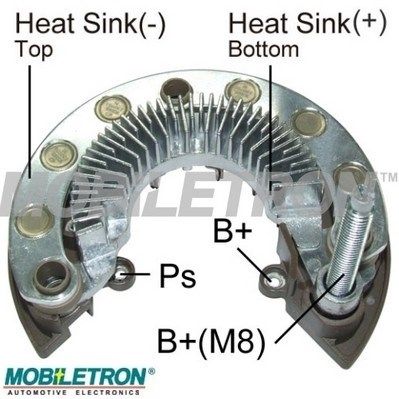 Rectifier, alternator MOBILETRON RM-203