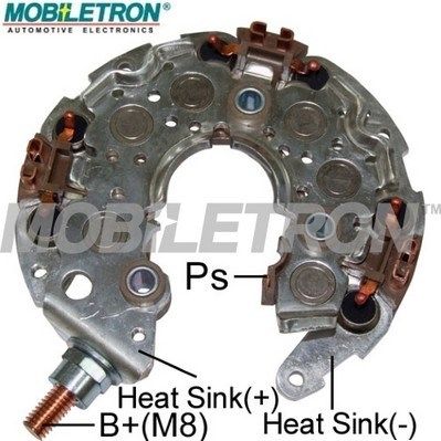 Rectifier, alternator MOBILETRON RN-39