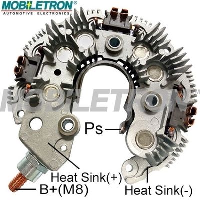 Rectifier, alternator MOBILETRON RN-74