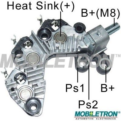 Rectifier, alternator MOBILETRON RP-39H