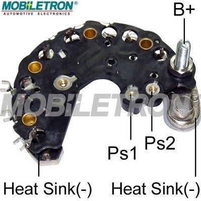 Rectifier, alternator MOBILETRON RP-42