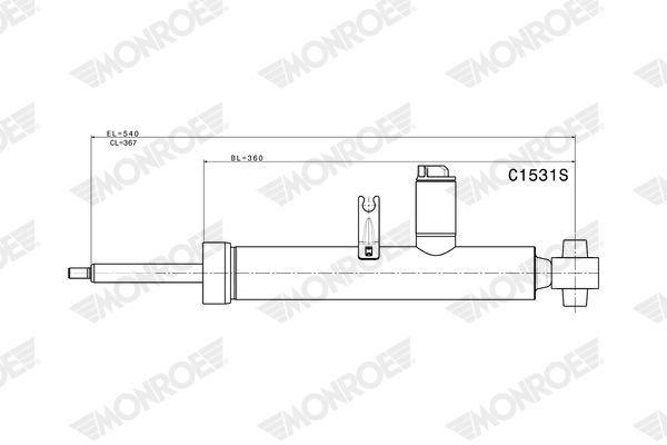 MONROE C1531S Shock Absorber