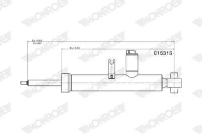 Shock Absorber MONROE C1531S