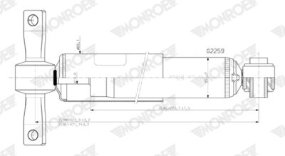 Shock Absorber MONROE G2259