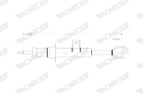 MONROE G2579 Shock Absorber