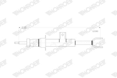 Shock Absorber MONROE G2580