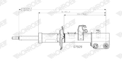 Shock Absorber MONROE G7929