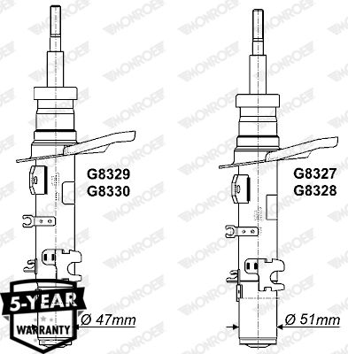 MONROE G8327 Shock Absorber